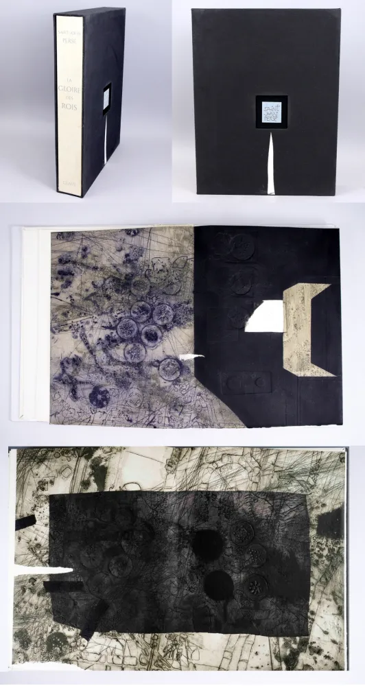 Illustriertes Buch Clavé - Saint-John Perse : LA GLOIRE DES ROIS. 12 gravures originales de Clavé (1976)