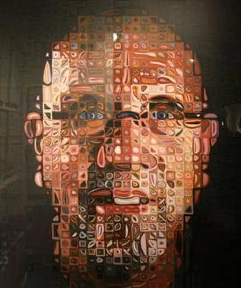 Siebdruck Close - Self Portrait