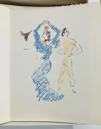 Illustriertes Buch Cocteau - Gitans et Corridas.