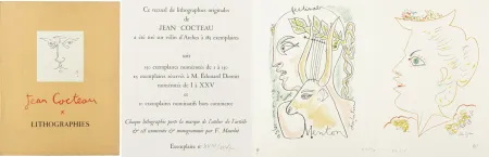 Illustriertes Buch Cocteau - Jean Cocteau, 25 lithographies originales 1956-58