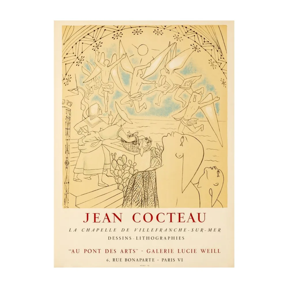 Keine Technische Cocteau - La Chapelle de Villefranche-sur-Mer - Au Pont des Arts 