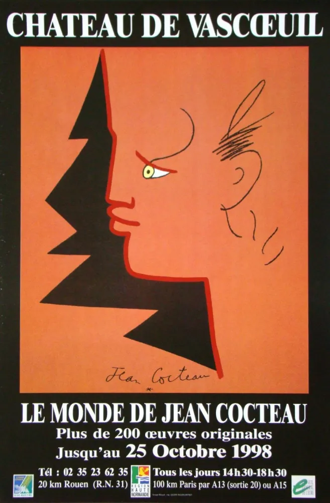 Plakat Cocteau - Le monde de Jean Cocteau