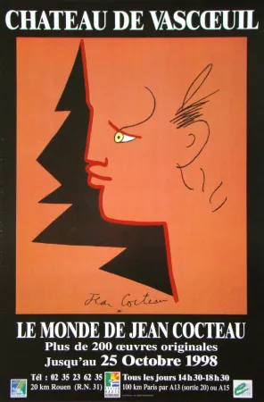 Plakat Cocteau - Le monde de Jean Cocteau
