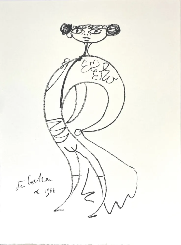 Keine Technische Cocteau - Lithographie originale