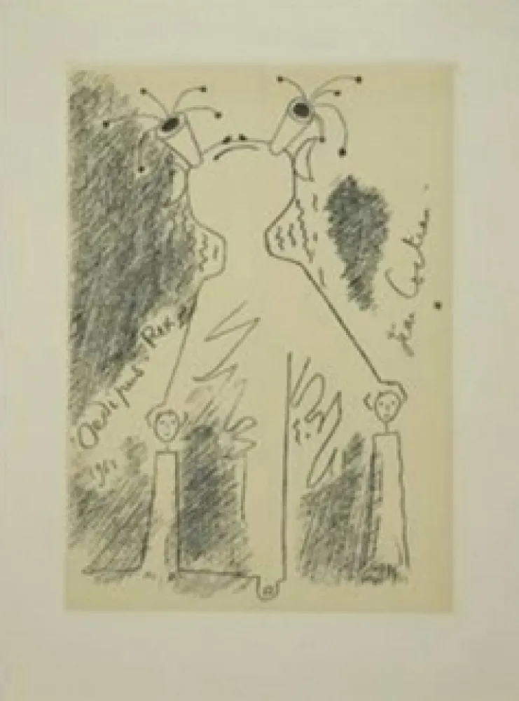 Radierung Und Aquatinta Cocteau - Oedipe roi