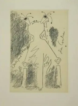 Radierung Und Aquatinta Cocteau - Oedipe roi