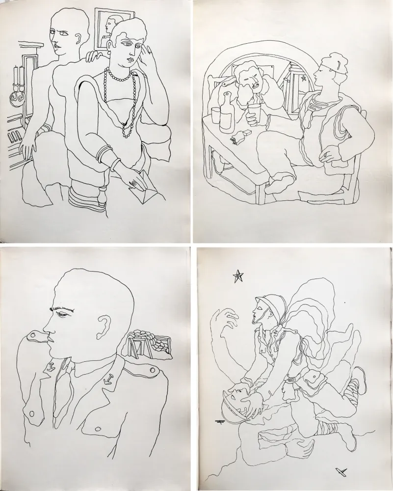 Illustriertes Buch Cocteau - THOMAS L'IMPOSTEUR. Histoire et Dessins par Jean Cocteau (1927)