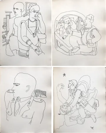 Illustriertes Buch Cocteau - THOMAS L'IMPOSTEUR. Histoire et Dessins par Jean Cocteau (1927)