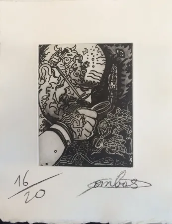 Radierung Und Aquatinta Combas - La sagesse des abeilles