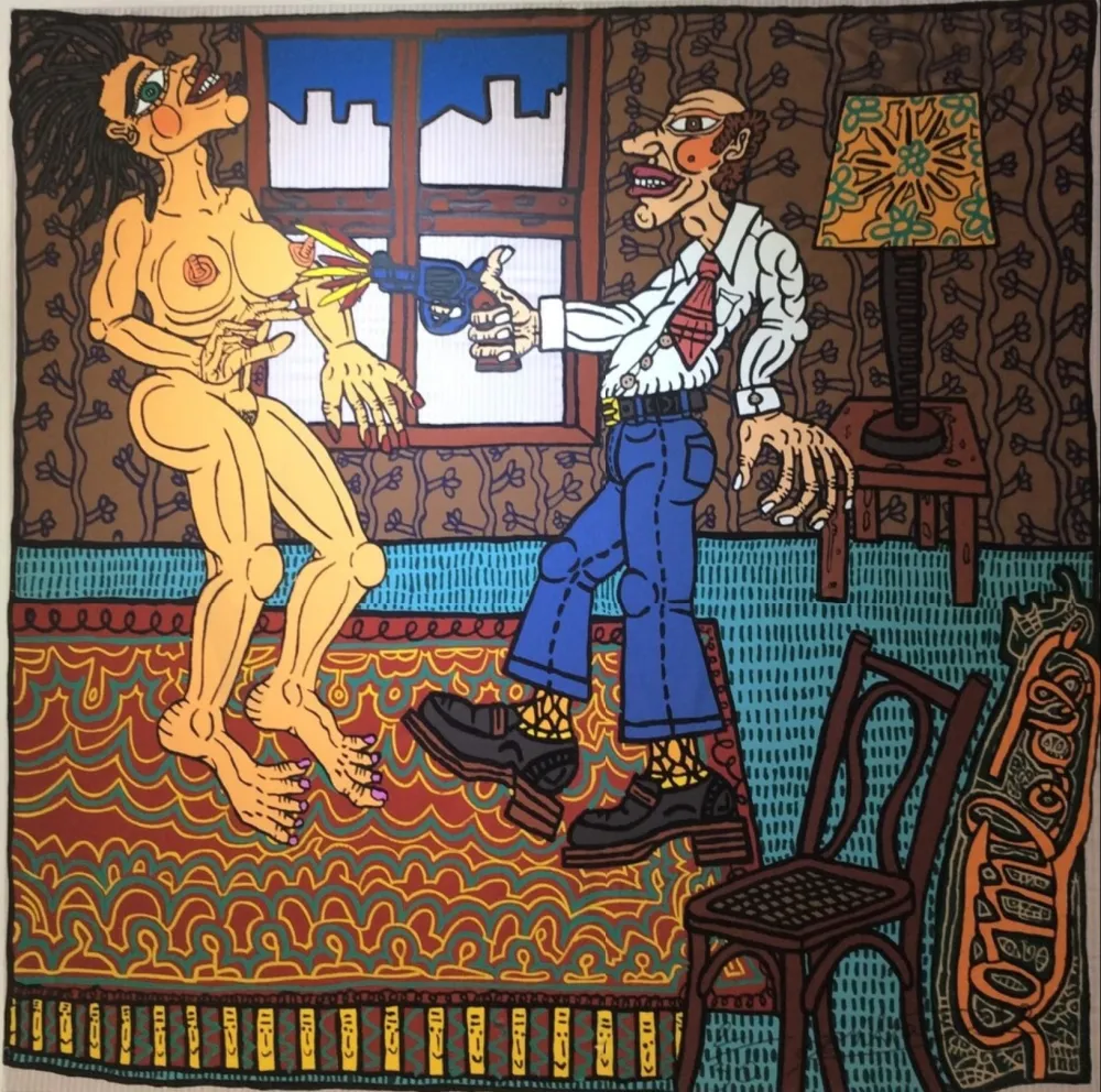 Siebdruck Combas - L’adultère