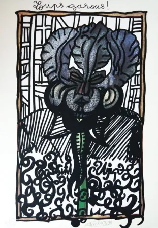 Siebdruck Combas - Loups Garous