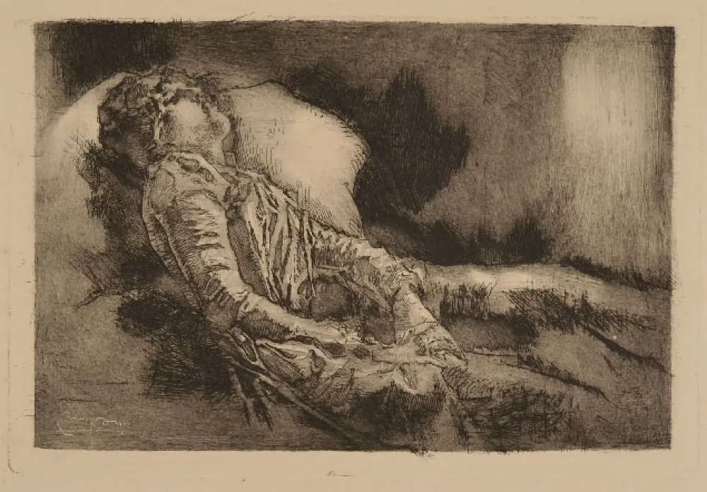 Radierung Conconi - REVERIE