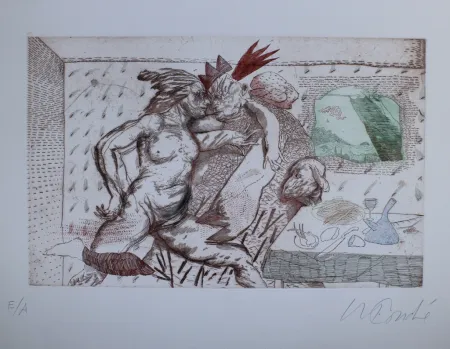 Stich Condé - Hombres paisaje