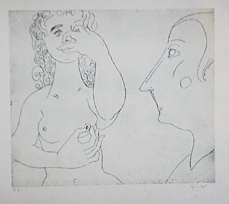 Radierung Und Aquatinta Condo - More sketches of Spain-For Miles Davis 2