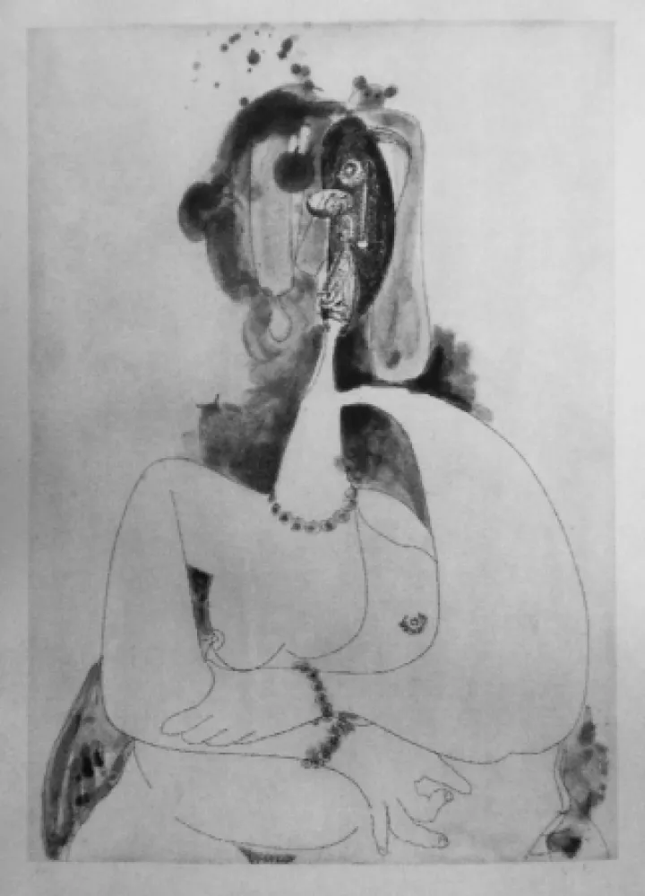 Radierung Und Aquatinta Condo - More sketches of Spain-For Miles Davis 8