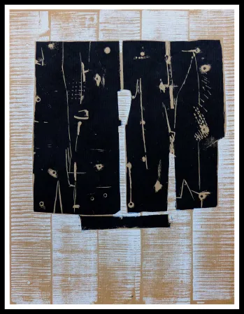 Holzschnitt Consagra - GRAVURE SUR BOIS 