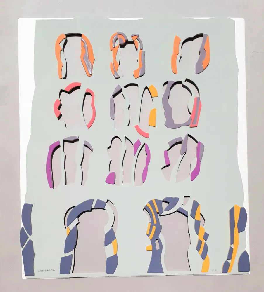 Siebdruck Consagra - Prospetto di un edificio frontale