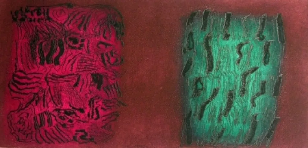 Radierung Und Aquatinta Consagra - Senza titolo