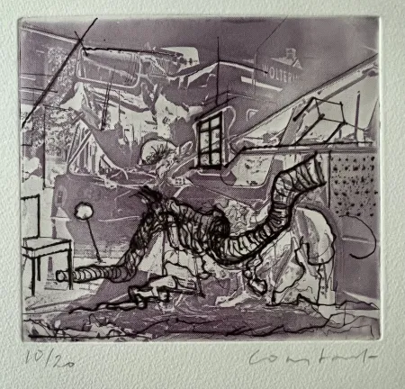Stich Constant - Accident - Gravure n° 10/20