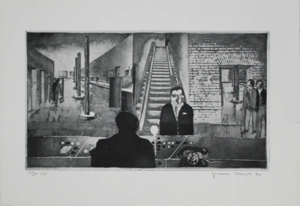 Aquatinta Cords - Bahnhof (Train Station)