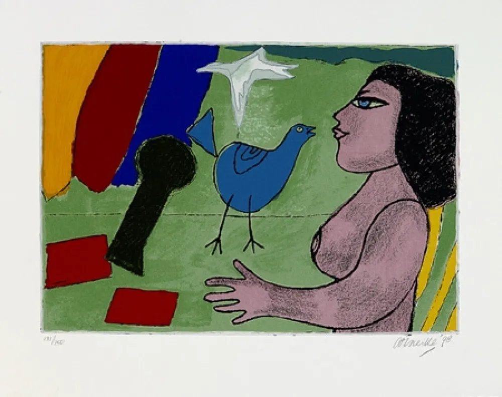 Siebdruck Corneille - Allégresse