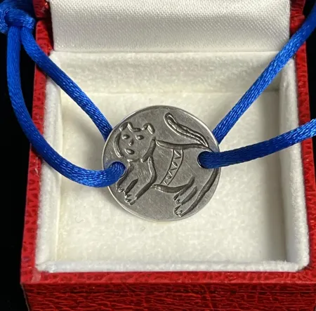 Multiple Corneille - Bracelet Chat en Argent - Edition numérotée à 50 ex. Bijou d'artiste