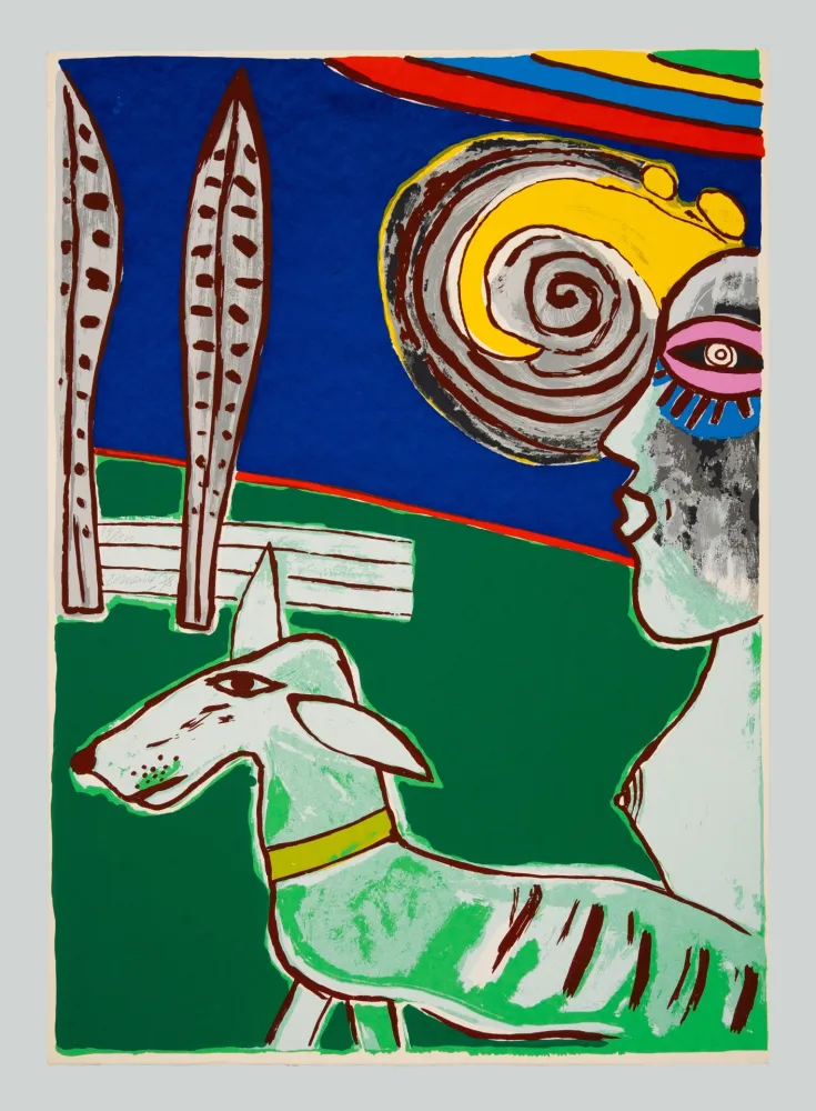 Siebdruck Corneille - Composizione