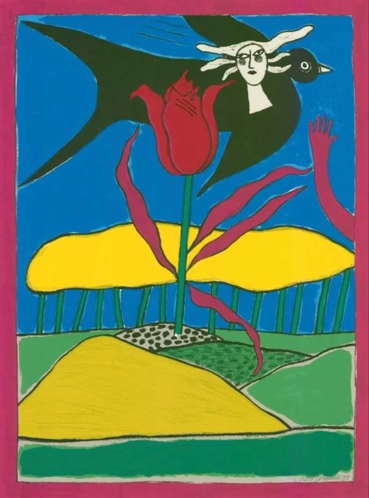 Lithographie Corneille - Däumelinchen