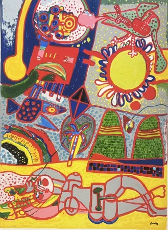 Digitale Druckgrafik Corneille - Féérie Brésilienne, 1996 - Tirage à 45 ex. 