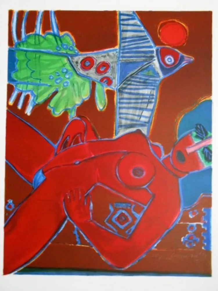 Siebdruck Corneille - Image d'un été