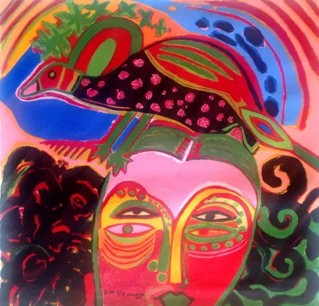 Siebdruck Corneille - Inconnu 