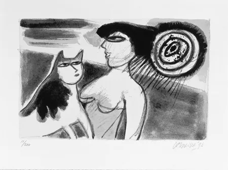 Siebdruck Corneille - L'amour au jour le jour 2