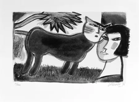 Siebdruck Corneille - L'amour au jour le jour 4