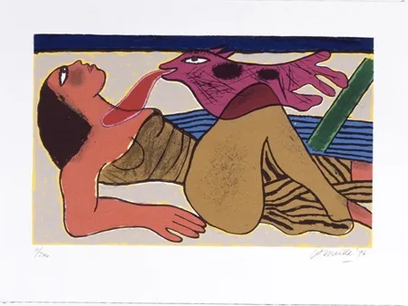 Siebdruck Corneille - L'amour au jour le jour 5