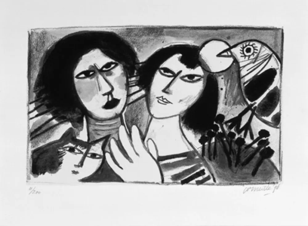 Siebdruck Corneille - L'amour au jour le jour 8