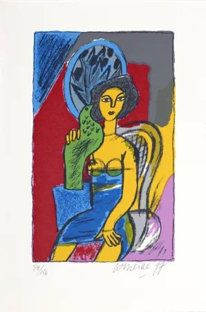 Siebdruck Corneille - L'amour au jour le jour II