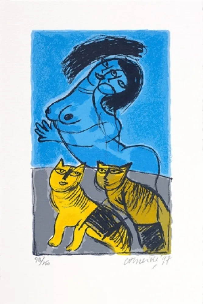 Siebdruck Corneille - L'amour au jour le jour II