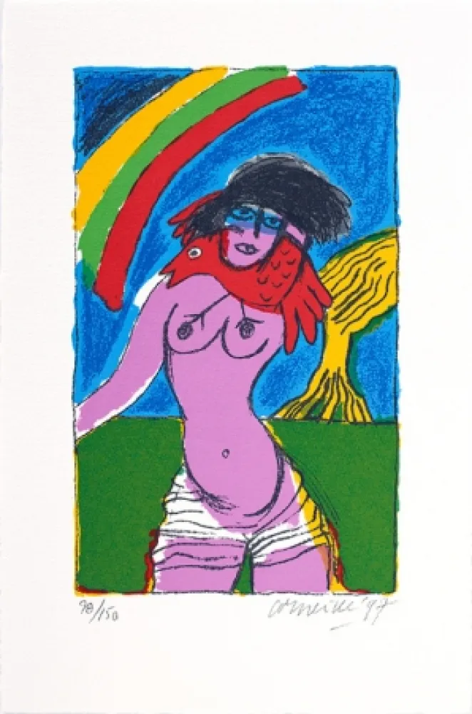 Siebdruck Corneille - L'amour au jour le jour II