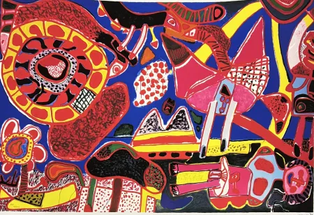 Multiple Corneille - Le Jardin des délices 1991 - Tirage numéroté 45 ex AO