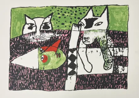 Lithographie Corneille - Lithographie Pinocchio, 2001