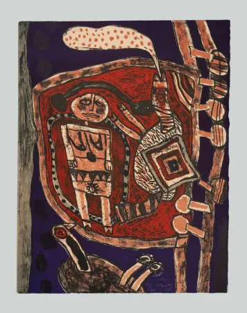 Siebdruck Corneille - Piège