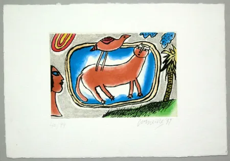 Radierung Und Aquatinta Corneille - Senza titolo