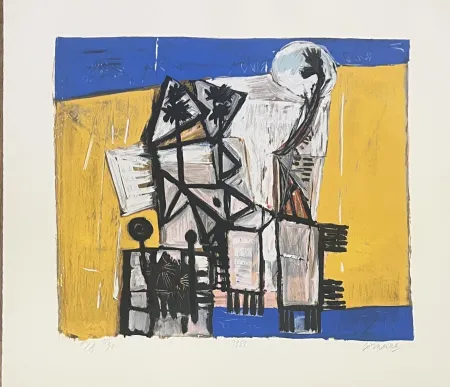 Siebdruck Corneille - Sérigraphie Cobra, 1951. Exemplaire E/A