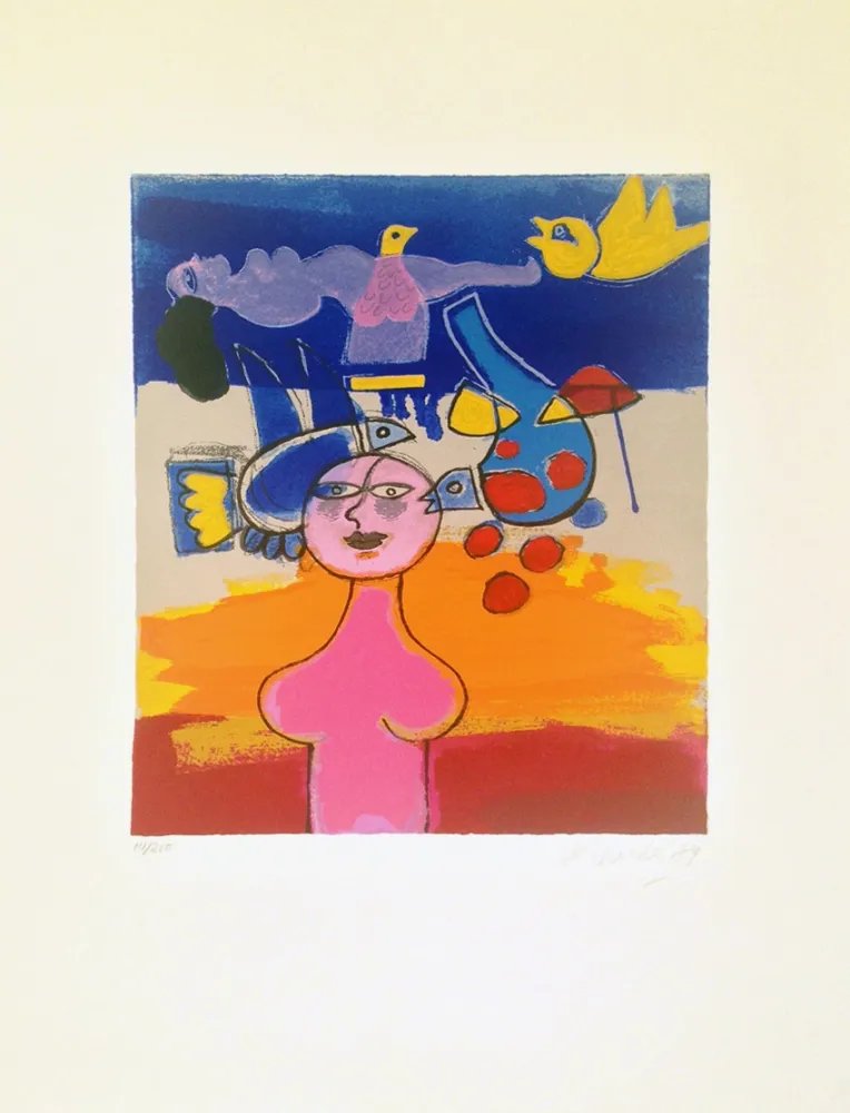 Lithographie Corneille - Six rêves peints