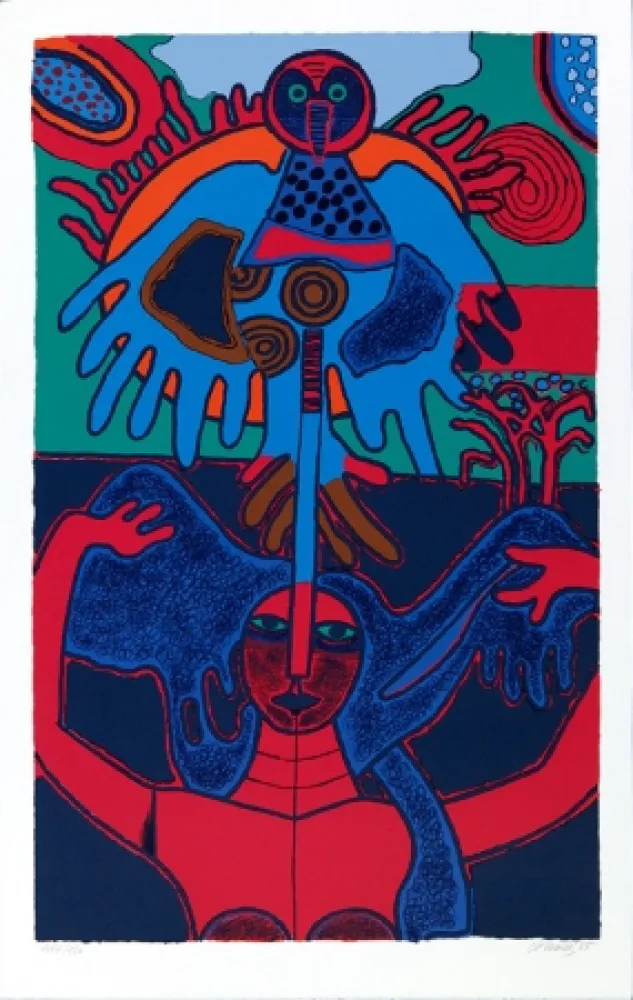 Siebdruck Corneille - Soleil levant