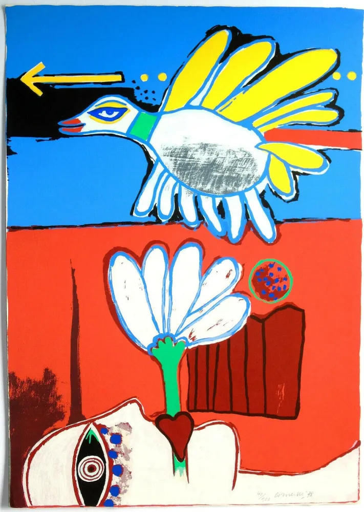 Siebdruck Corneille - Untitled