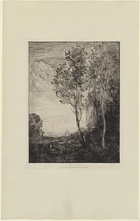 Stich Corot - Souvenir d'Italie, in 