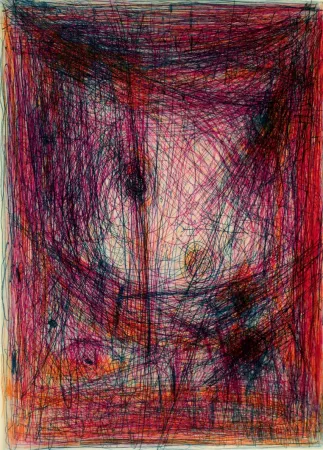 Radierung Corpora - Arbres et l'Isar à Lenggries 1