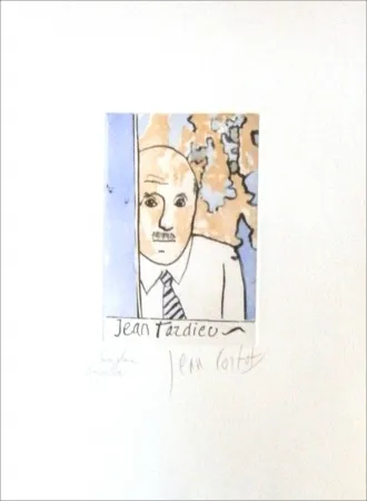 Radierung Cortot - Jean Tardieu