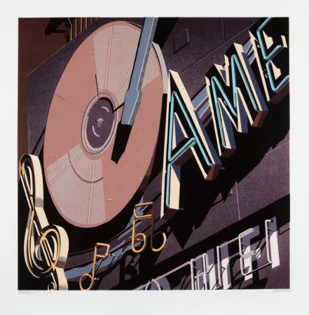 Siebdruck Cottingham - American Hi-Fi